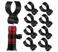 Garneck 9piezas Candelabro Clips De Seguridad De Plástico para Velas y Botellas De Vino para Cocina De Halloween y Fiestas Clips para Servir Botellas De Vino