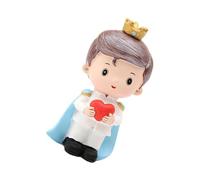 Garneck Adorno de Resina para Tartas Diseño de Príncipe Encantador, Decoración Creativa para Pasteles en Eventos Obsequios