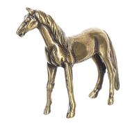 Garneck Adorno Retro del Horóscopo Chino para Decoración de Mesa Estatuilla Artística de Caballo Elegante y Único