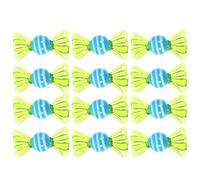 Garneck Adornos de Vidrio en Forma de Dulces para Decoración de Escritorio Interior, 12 Piezas Artesanales Estilo Elegante y Mezcla Artística Varios estilos
