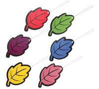 Garneck Ambientadores para Coche de Papel Colgantes Forma de Hoja, Paquete de 6 Unidades, Decorativos y Refrescantes para Interior de Automóvil, Uso Diario para Conductores y Pasajeros