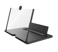 Garneck Amplificador de Pantalla para Celular 12 Pulgadas Negro Lupa HD Multifuncional Antideslizante para Ver Videos y Películas
