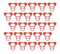 Garneck Antipicoteo para Granja 50 Unidades Gafas de Plástico Espesas para Patos y Ocas de 1-5 Libras Accesorios Agrícolas para Manejo de Suministros Ocular para Aves de Corral