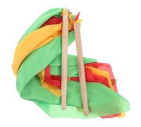 Garneck Baquetas De Madera Maciza Para De Cintura Con Pañuelos Palos Artísticos Para Baile Rítmico y Gimnasia Aptos Para Niño Niña y Adultos