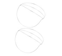 Garneck Base para Diy 2 Piezas Marco para Hacer Coronas Accesorio para Tocado Hecho de Hierro para Bodas y Fiestas