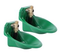 Garneck Bebedero Automático para Ovejas y Cabras 2 Piezas, Cuenco de Plástico Resistente, Fuente de Agua Potable Segura para Ganado, Equipo para Beber de Cordero, Uso en Granja y Rancho