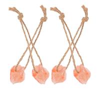 Garneck Bloques de Rosa del para Ganado 4 Piezas 30-50 G Cada Una Minerales Naturales para Caballos Vacas y Ciervos Alimento Saludable para Animales de Rancho Suplemento Mineral