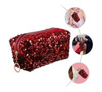 Garneck Bolsa De Almacenamiento De Lentejuelas - 1 Pieza - Neceser De Viaje Portátil para Maquillaje y Cosméticos Ideal para Mujeres Diseño Elegante y Funcional