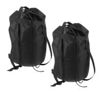 Garneck Bolsa de Compresión para Saco de Dormir y Equipo al Aire Libre, Gran Capacidad, Resistente y Ligera, Adecuado para Camping y Senderismo, 2 Piezas de Tela Oxford