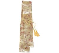 Garneck Bolsa de Espada Tai Chi de Seda Vintage con Borla Ajustable, Funda Protectora para Espadas Japonesas Wakizashi, Bolsa Portátil para Artes Marciales y Almacenamiento