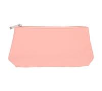 Garneck Bolsa de Maquillaje Portátil y Monedero Flexible de PU Morado Compacto, Cremallera, Tamaño Mediano, Adecuado para Viaje y Uso Diario