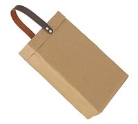 Garneck Bolsa De Reusable Kraft Lavable para Champán y Capacidad para Botellas para y Celebraciones