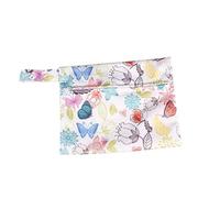 Garneck Bolsa para Toallas Sanitarias y Pañales Pequeña Cremallera Fácil de Limpiar para Caminatas al Aire Libre y Oficina de Tela y Tpu