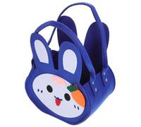 Garneck Bolsas De De Pascua Mascota Juguetes Conejo Peluches Felpa Relleno Conejito Bolsas De Embalaje De Bolsas De Embalaje De Pascua Bolsas De Para Fiesta Blue Paño