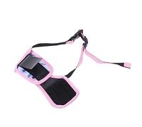 Garneck Boquilla Antigritos para Perros Ajustable De Poliéster Bozal Transpirable Estampado para Paseos y Control De Mordidas