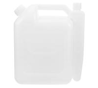 Garneck Botella Mezcladora de Gasolina y Aceite 4 Litros de Plástico, Botella Dosificadora para Mezcla de Petróleo y Combustible, Uso para Motores de 2 Tiempos, sin Derrames, Tapa Sellada