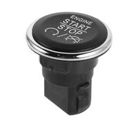 Garneck Botón de Arranque Motor Abs Resistente al Clima para Coche Interruptor Pulsador de Encendido Fácil de Instalar y Duradero Reemplazo para Sistema de Ignición Automotriz