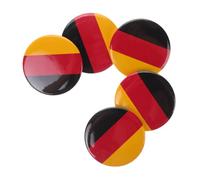 Garneck Broche de Aleación Bandera Alemania, Conjunto 5 Piezas, Metal Zinc, Decoración para Ropa, Fiesta y Eventos, Unisex, Tamaño Pequeño, Diseño Detallado y Versátil
