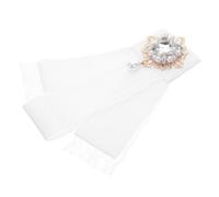 Garneck Broche de Lazo Barroco con y Brillantes Accesorio Multifunción para Ropa Bolsos y Estilo Lolita Pasador de Cuello Femenino Elegante