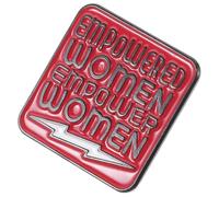 Garneck Broche de Moda Diseño de Letras Feministas para Mujer Insignia Esmaltada para Vestir en Fiestas y Ocasiones Obsequios