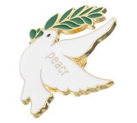 Garneck Broche de Paz para Mujer Insignia Vintage de Solapa Accesorio Religioso para Comunión y Bautizo Pin Decorativo Único para Trajes y Fiestas 1 Pieza