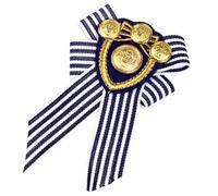 Garneck Broche y Decoración Única Pequeño de Estilo Británico para Ropa Diseño Elegante Material de Cinta para Cumpleaños o Día de San Valentín