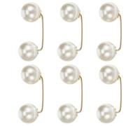 Garneck Broches de Perlas Sintéticas 6 Piezas Hebillas de Seguridad para Mujer, Imperdibles para Suéter y Broche de Dama, Accesorios para Falda y Vestido, Adecuado para Fiestas y Bodas