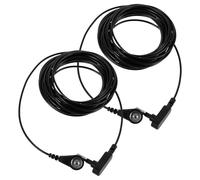 Garneck Cable de Puesta a Tierra Antiestático Negro 2 Piezas 5 M Flexible Accesorios para Sábanas y Dispositivos de Conexión Protección Electrostática para Laboratorios y Centros de