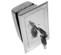 Garneck Caja de Conmutador de Botón Pulsador para Puerta de Diseño Moderno y Cerradura Oculta Instalación Interior Exterior Fabricada Inoxidable y Resistente y Fiable