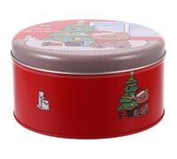 Garneck Caja de Hojalata para Galletas Navideñas Ligera y Multifuncional Diseño Adorable de Navidad para Almacenamiento y Regalos en Temporada Festiva