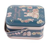 Garneck Caja De Lata Hojalata Para Embalaje De Obsequio Lata De Galletas Navideñas Caja De Dulces Navideños Recipientes Metálicos Para Galletas