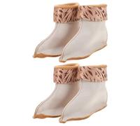Garneck Calcetines Térmicos para Botas de Mujer 2 Pares Talla M 39, Forros Interiores de 20 Cm Aislamiento de Felpa, Cálidos y Resistentes para Senderismo, Lluvia y Clima Frío