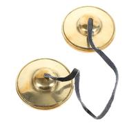 Garneck Campana De Cobre Platillo De Dedo Para Meditación Instrumento De Percusión Manual Campanas Para Adultos Yoga y Terapias De Sonido