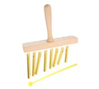 Garneck Campanas De Viento Musicales De Ocho Tonos Instrumento De Percusión Para Principiantes Juguete Preescolar Para Casa o Clase