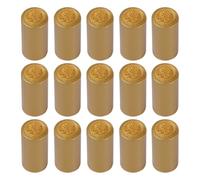 Garneck Cápsulas Termorretráctiles Doradas 50 Fácil de Retirar Boca de para Sellado de Botellas de Vino Boca de, Material Pvc para Uso o Bar