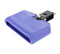 Garneck Cencerro de Percusión de Batería Azul, Accesorio Portátil de Plástico y Metal, Abrazadera y Mazo, para Percusión Latina y Soporte de Batería, Sonido Natural y Nítido, Ligero