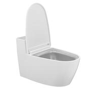 Garneck Cenicero Tapa para Baño en Cerámica Esmaltada, Contenedor Mural de Cenizas Adhesivo Incluido, Decoración Creativa Hogar y Espacios Interiores