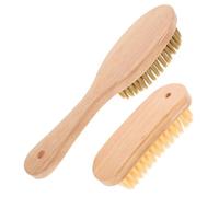 Garneck Cepillo Fácil Arena Accesorio 2piezas para de Playa Quitar de Usar Hecho de Madera y Pbt para Limpieza para Tabla de Surf y Equipo