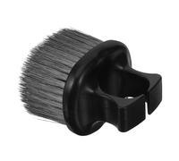 Garneck Cepillo para Cuello de Peluquería Negro, Accesorio Profesional para Cortar y Limpiar Cabello, Plumero de Mano Compacto para Barbería y Uso Doméstico