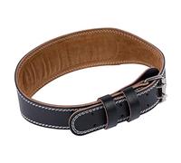 Garneck Cinturón de Levantamiento de Pesas Gimnasio Gimnasio Cinturón de Cuero Ajustable para Culturismo en Casa Entrenamiento Funcional Levantamiento de Pesas Peso Muerto Ejercicios Sentadillas Ejercicio L 130Cm