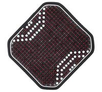 Garneck Cojín de Asiento para Coche Verano con Masaje de Cuentas de Madera Funda Ventilada Antideslizante Compatible con Silla Oficina y Camión Color Vino Rojo