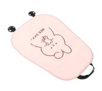 Garneck Cojín Ergonómico de Felpa para Asiento de Coche con Soporte Lumbar Cómodo Protector Antideslizante para Varios Modelos de Vehículo Cojín Respaldo Trasero para Viajes Largos