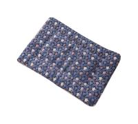 Garneck Colchoneta para Mascotas Gruesa y Cálida de 61x41 Cm, Alfombra Antideslizante Azul Estampado de Estrellas, Adecuado para Perros y Gatos en Otoño E Invierno