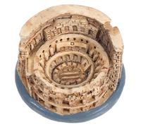 Garneck Coliseo romano, acuario, arquitectura romana, escultura, modelo de edificio del Coliseo en miniatura, resina, figura arquitectónica antigua