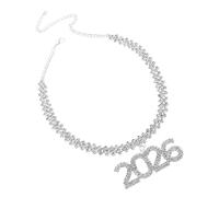 Garneck Collar Cadena Cubana con Colgante de para Mujer Joyería Hip Hop para Fiesta y Noche Estilo Único para Graduación y Boda