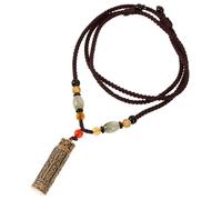 Garneck Collar Colgante de Caja de Latón Abrible Collar Amuleto Espiritual Plegaria Lenga para Aceites Esenciales Unisex para Líquidos Accesorio para Protección y Bienestar
