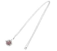 Garneck Collar Difusor Aromaterapia Colgante Hueco de Piedra Volcánica Collar Delicado para Mujer Colgante Ajustable Accesorio de Aromaterapia Portátil para Uso Diario Color Aleatorio