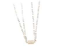 Garneck Collar para Magnético de Acero Inoxidable, Colgante Corto Diseño de Tornillo y Tuerca, 1 Juego de Joyas a Juego para Cuello, Obsequio Adecuado Día de San Valentín