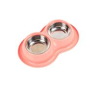 Garneck Comedero Doble Anti-Hormigas De Acero Inoxidable para Perros y Gatos - Ideal para Alimentos y Agua Color Aleatorio