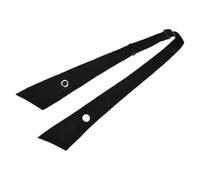 Garneck Corbata de Lazo Cruzada Ajustable para Niñas y Mujeres Pajarita Preatada Negro para Uniforme Escolar y Ocasiones Especiales Tejido Suave y Transpirable